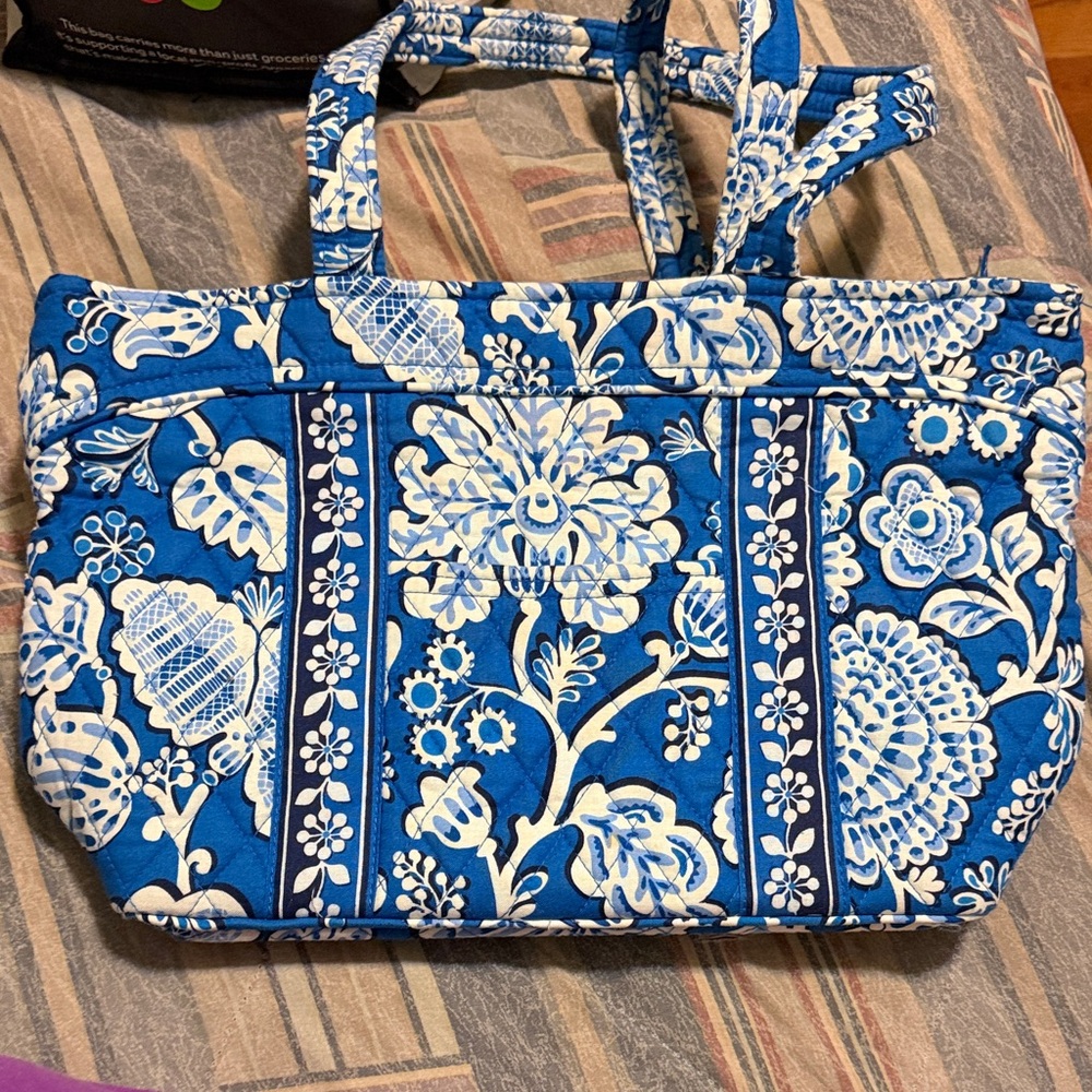 Vera Bradley Blue and White Floral Tote